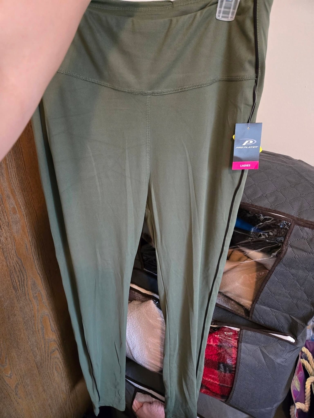 Olive Green High-Rise Leggings